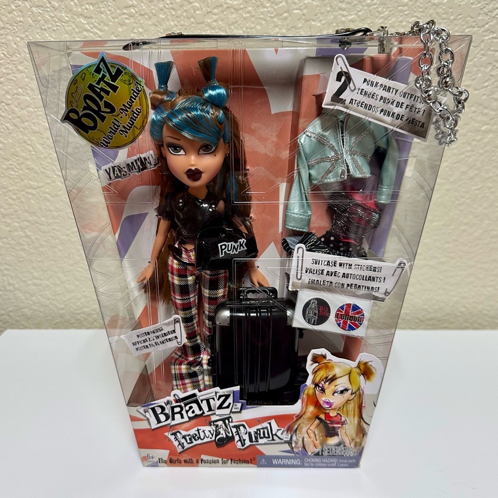 NEW Bratz World Doll Pretty N Punk Yasmin